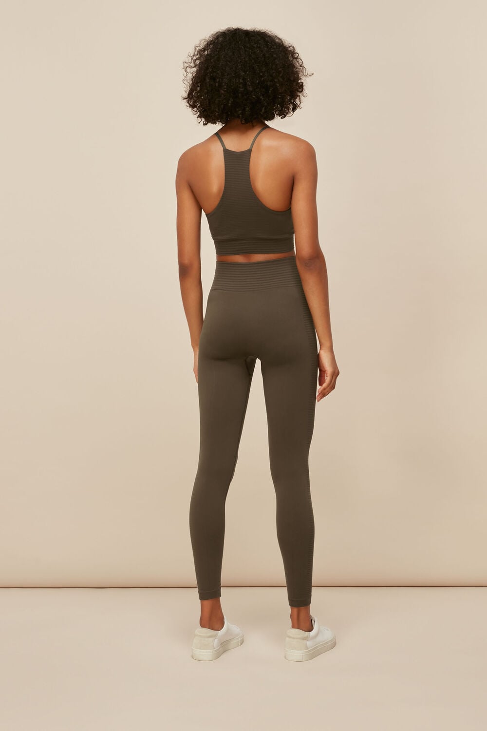 Khaki Studio Stretch Legging