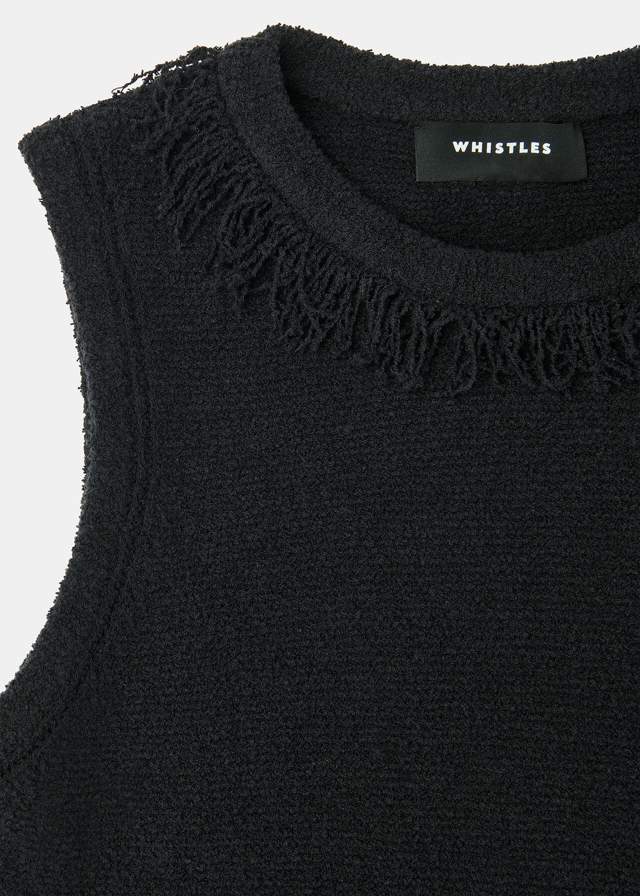 Fringe Detail Knitted Dress