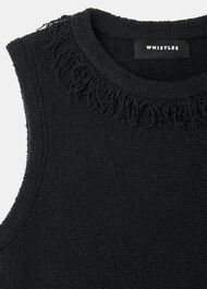 Fringe Detail Knitted Dress