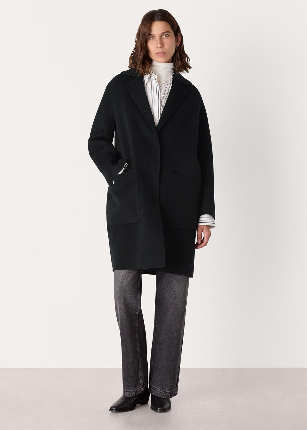 Cassie Double Face Pocket Coat