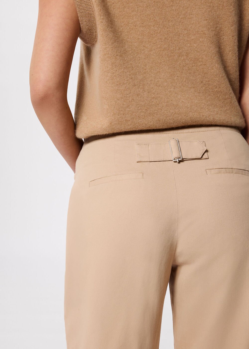 Wide Leg Casual Cotton Trouser