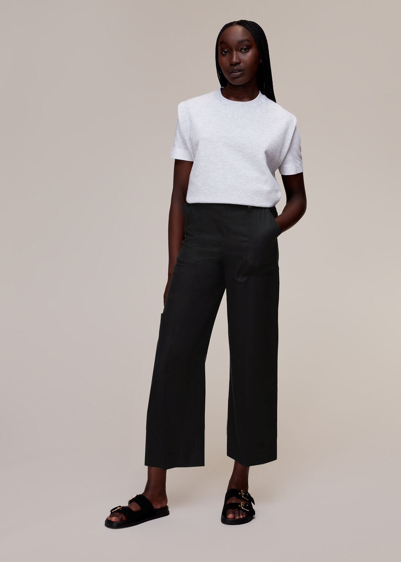 Kate Tencel Cargo Trouser