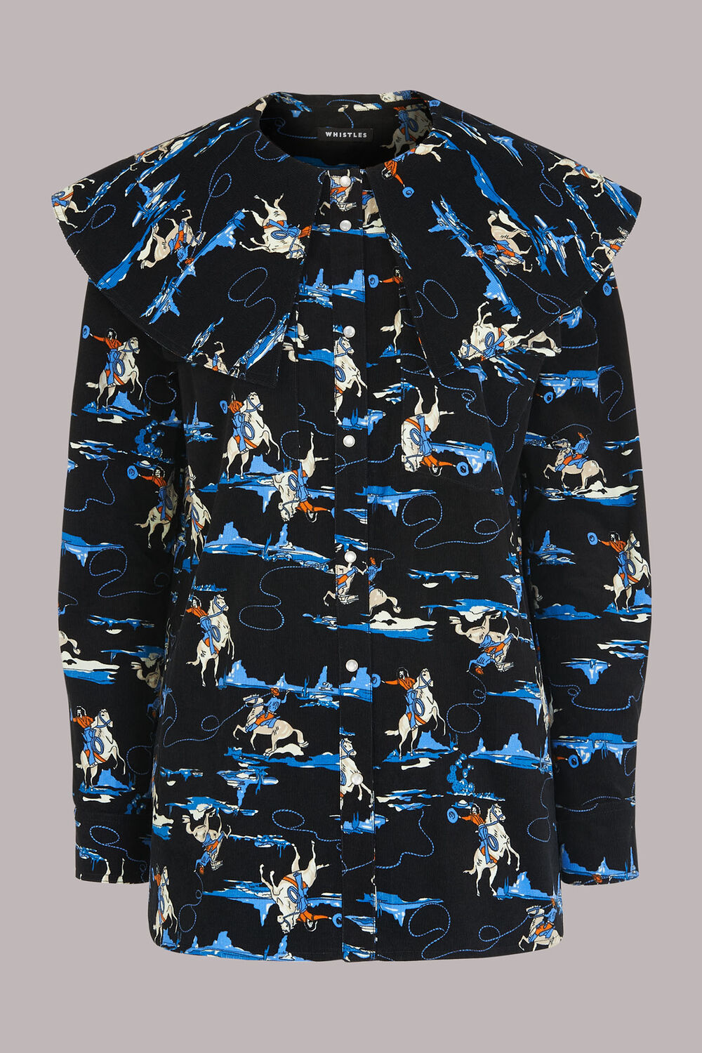 Cowboy Print Cord Shirt