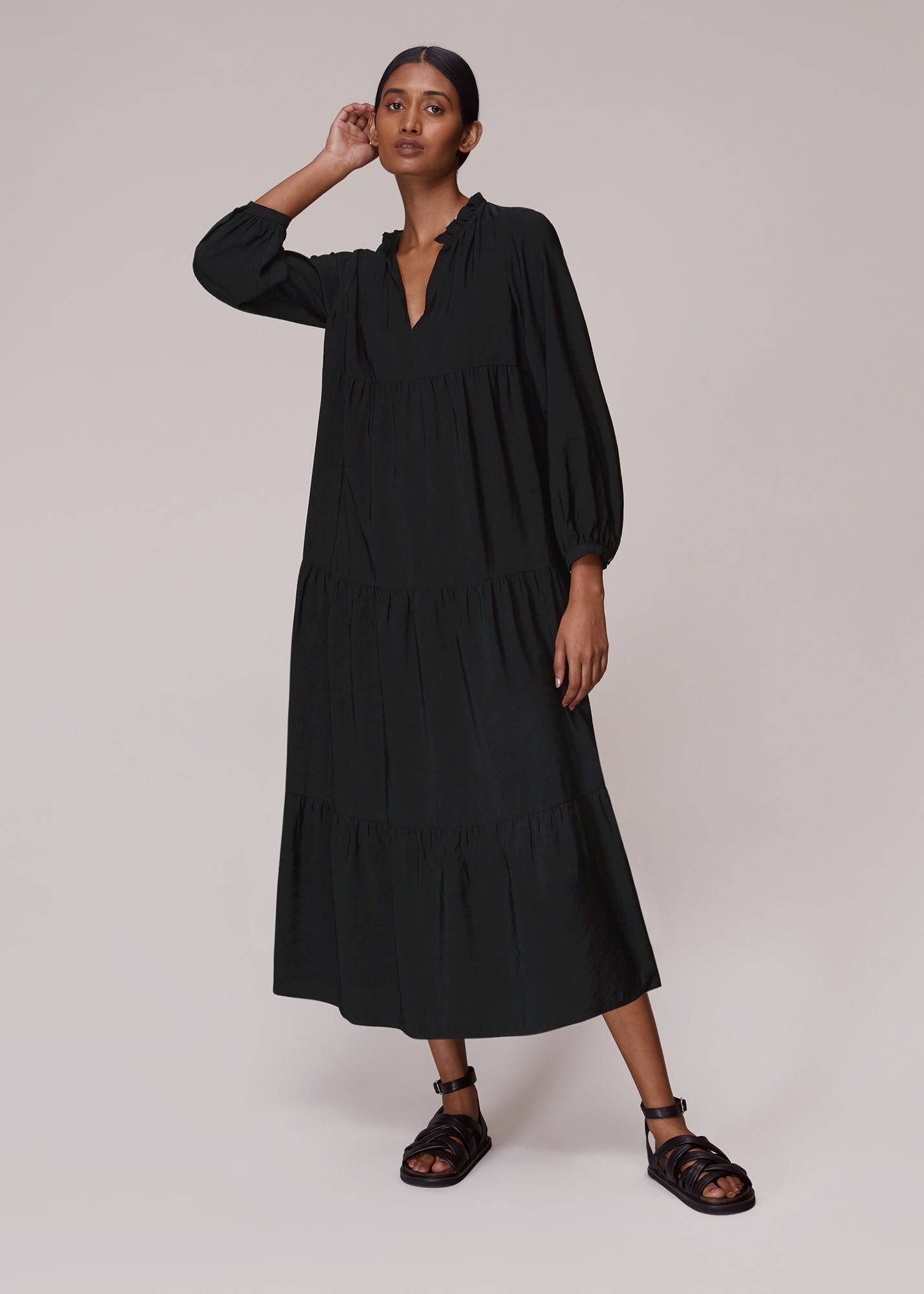 Whistles hotsell black dress