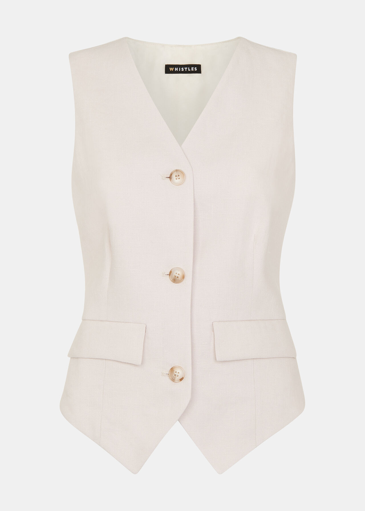 Bina Linen Waistcoat