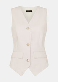 Bina Linen Waistcoat
