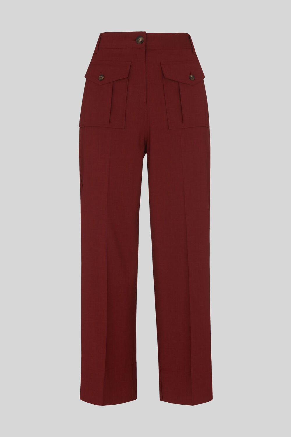 Ella Pocket Front Trouser Burgundy