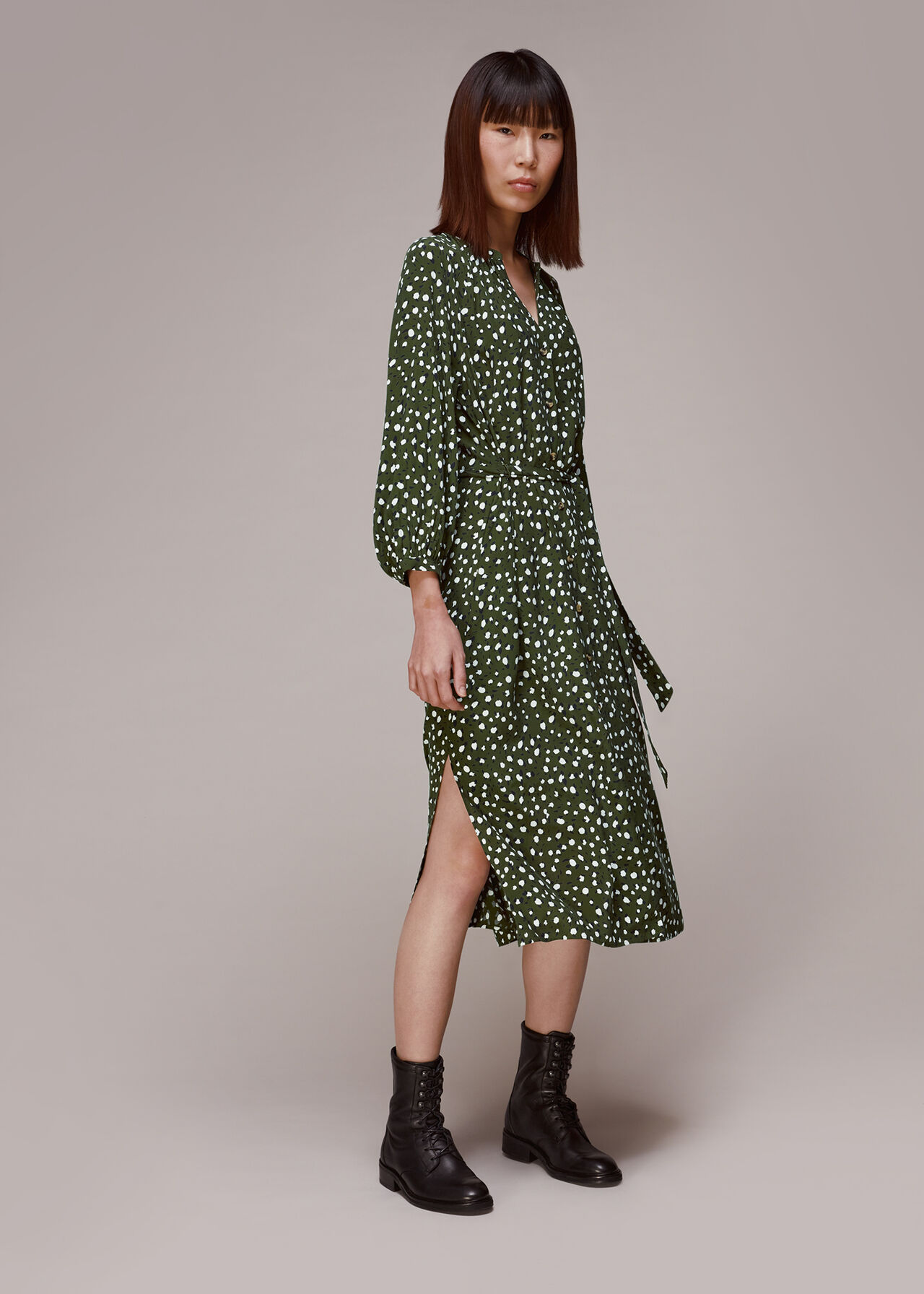 Livi Wild Leopard Midi Dress