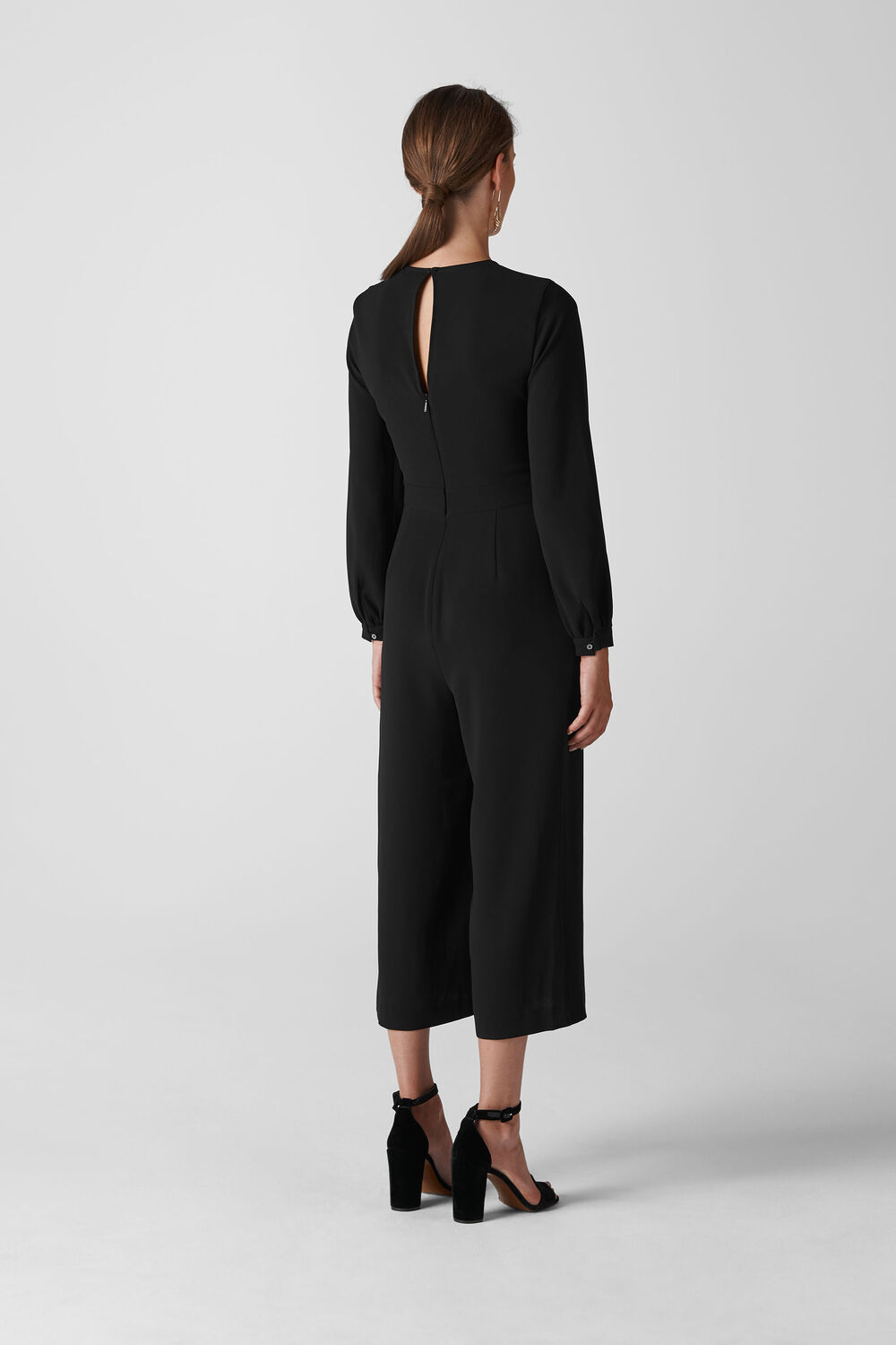 Lexi Twist Front Jumpsuit Black