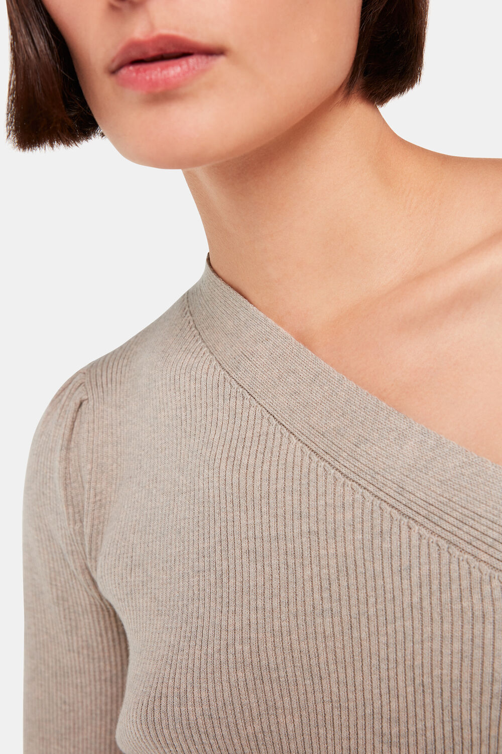 One Shoulder Knit