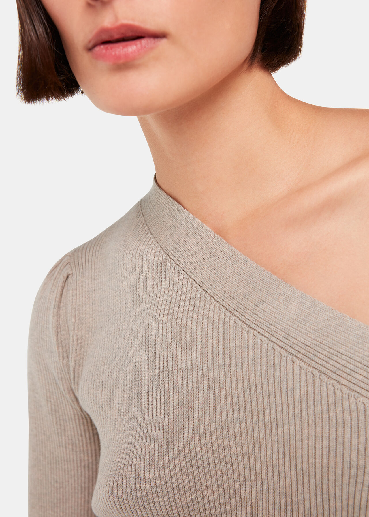 One Shoulder Knit