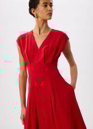 Panel Linen Blend Dress