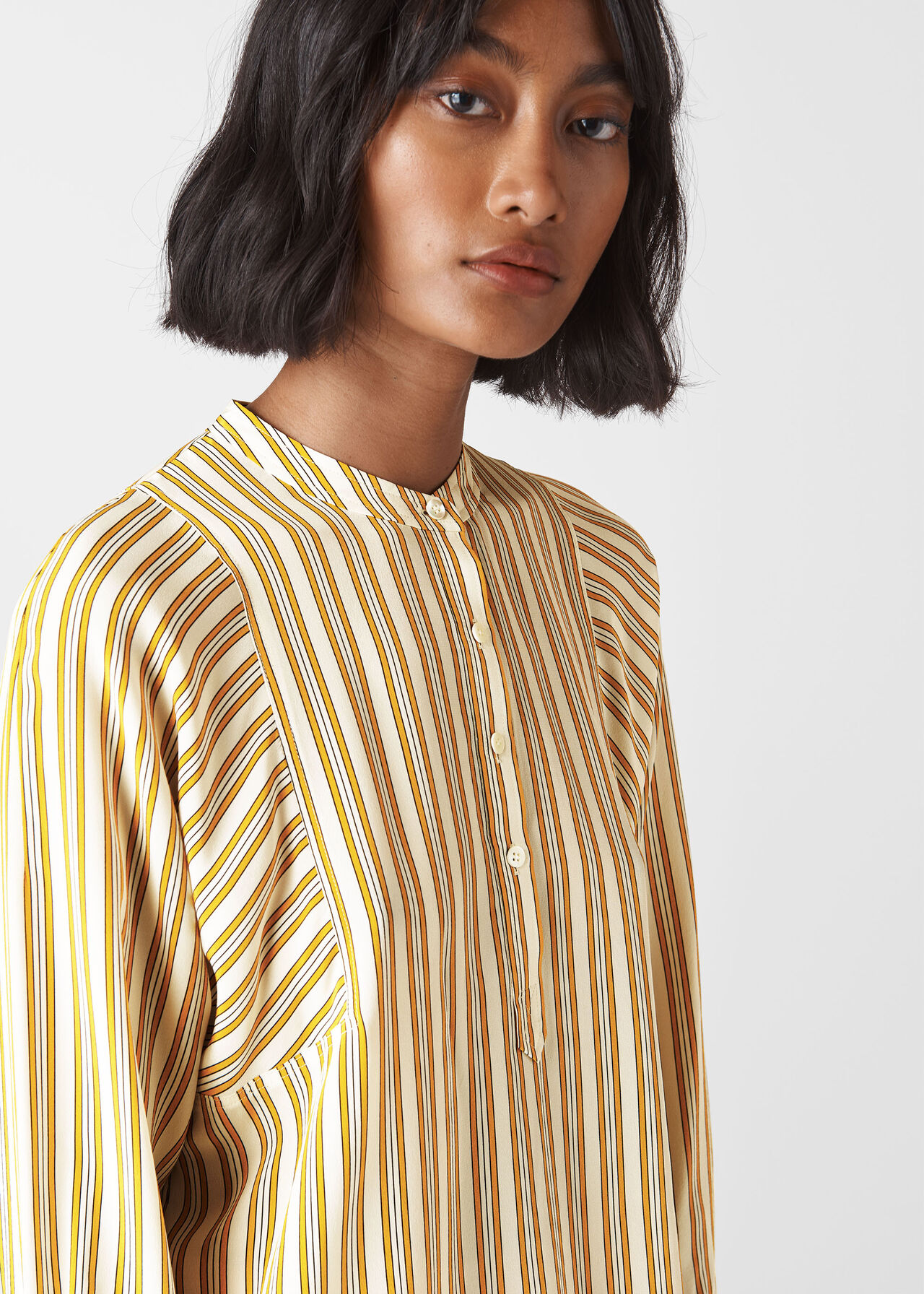 Silk Stripe Shirt