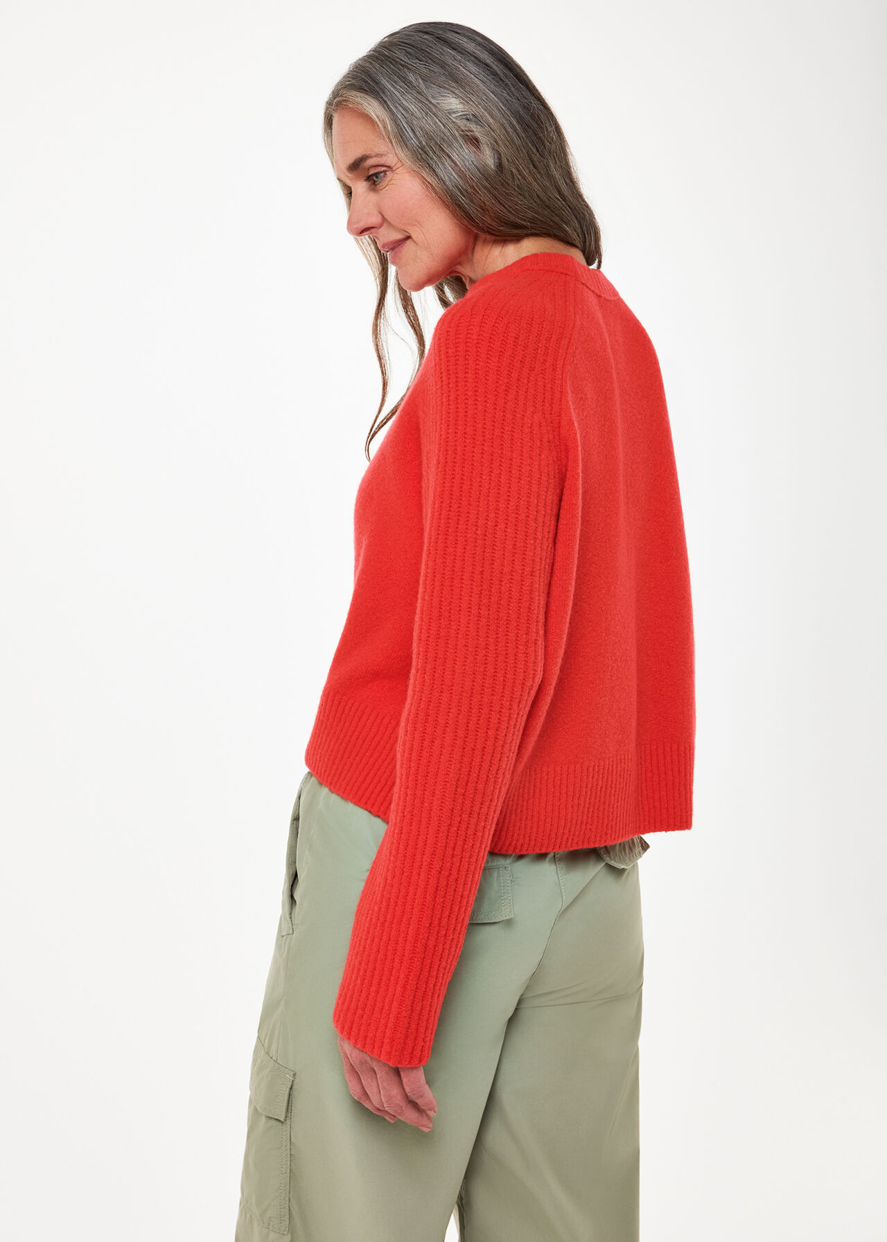 Anna Wool Mix Crew Knit