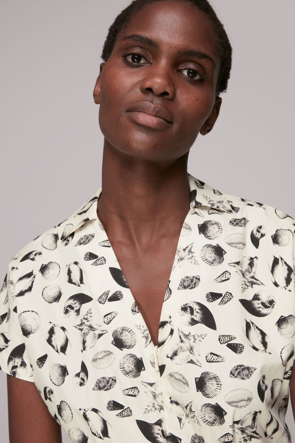 Sea Shell Print Playsuit