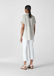 Lavina Check Pocket Shirt White/Multi