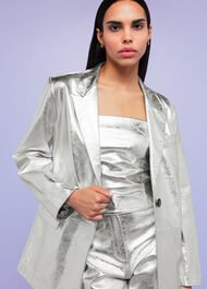 Cosmo Leather Blazer
