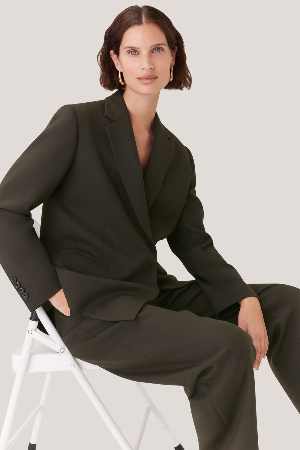 Natalie Wool Blend Blazer