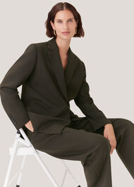 Natalie Wool Blend Blazer