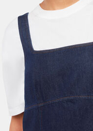 Denim Pinafore Dress