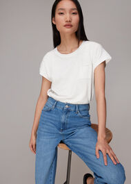 Ember Linen Mix Pocket Tee