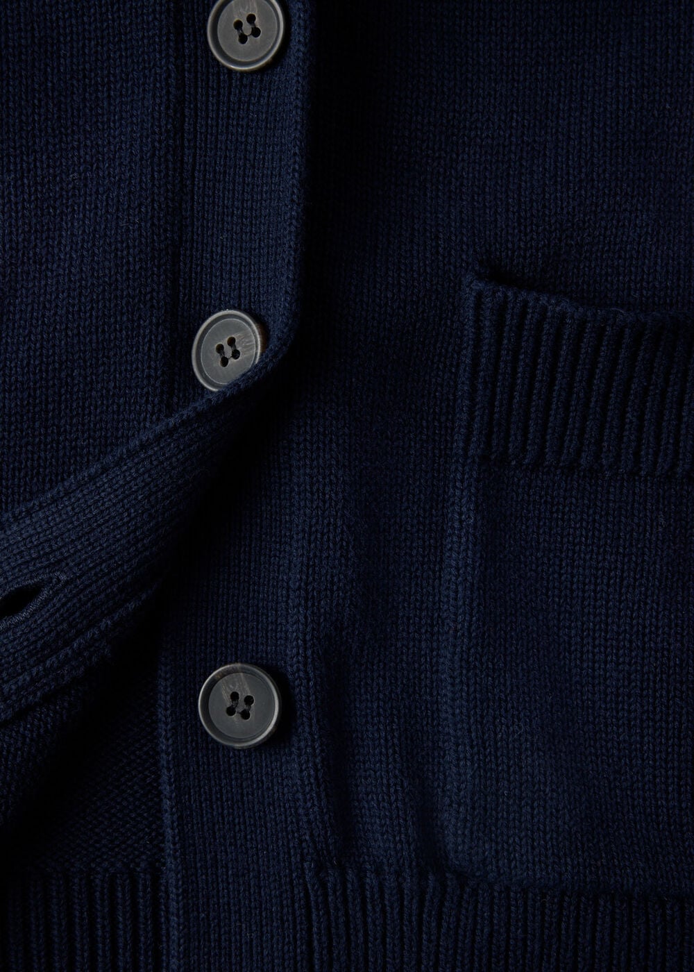 Cotton Pocket Detail Cardigan