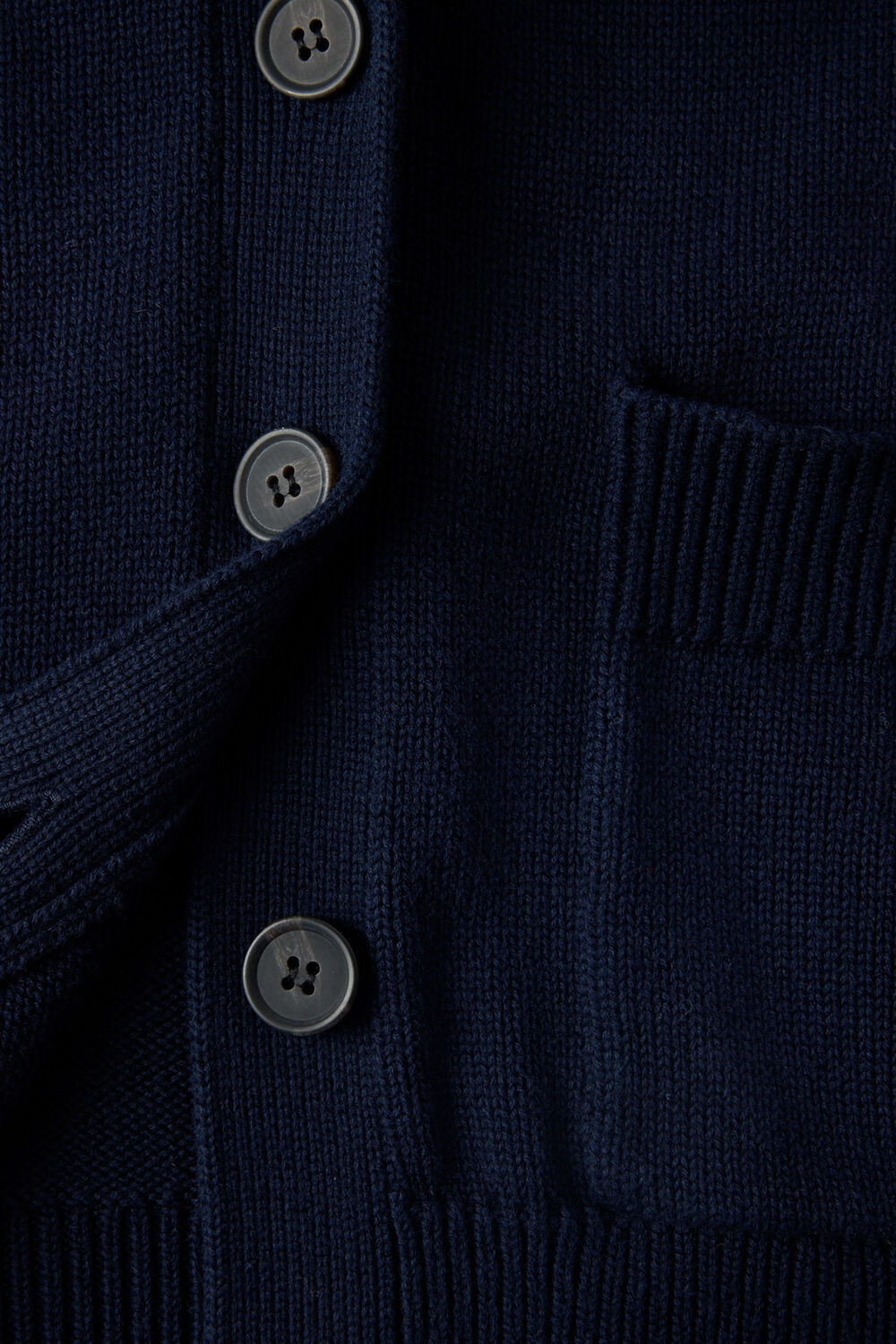 Cotton Pocket Detail Cardigan