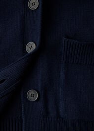 Cotton Pocket Detail Cardigan