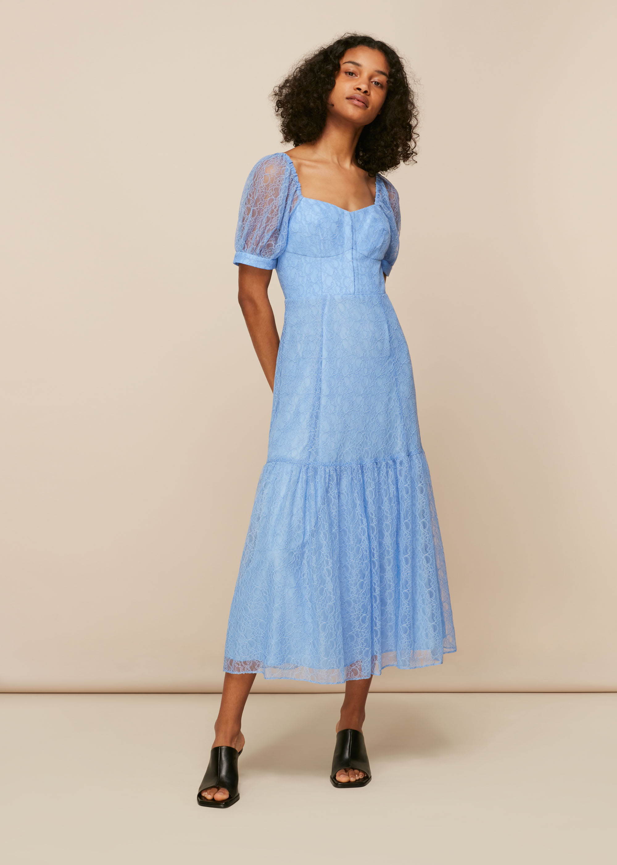 Whistles blue sale dress
