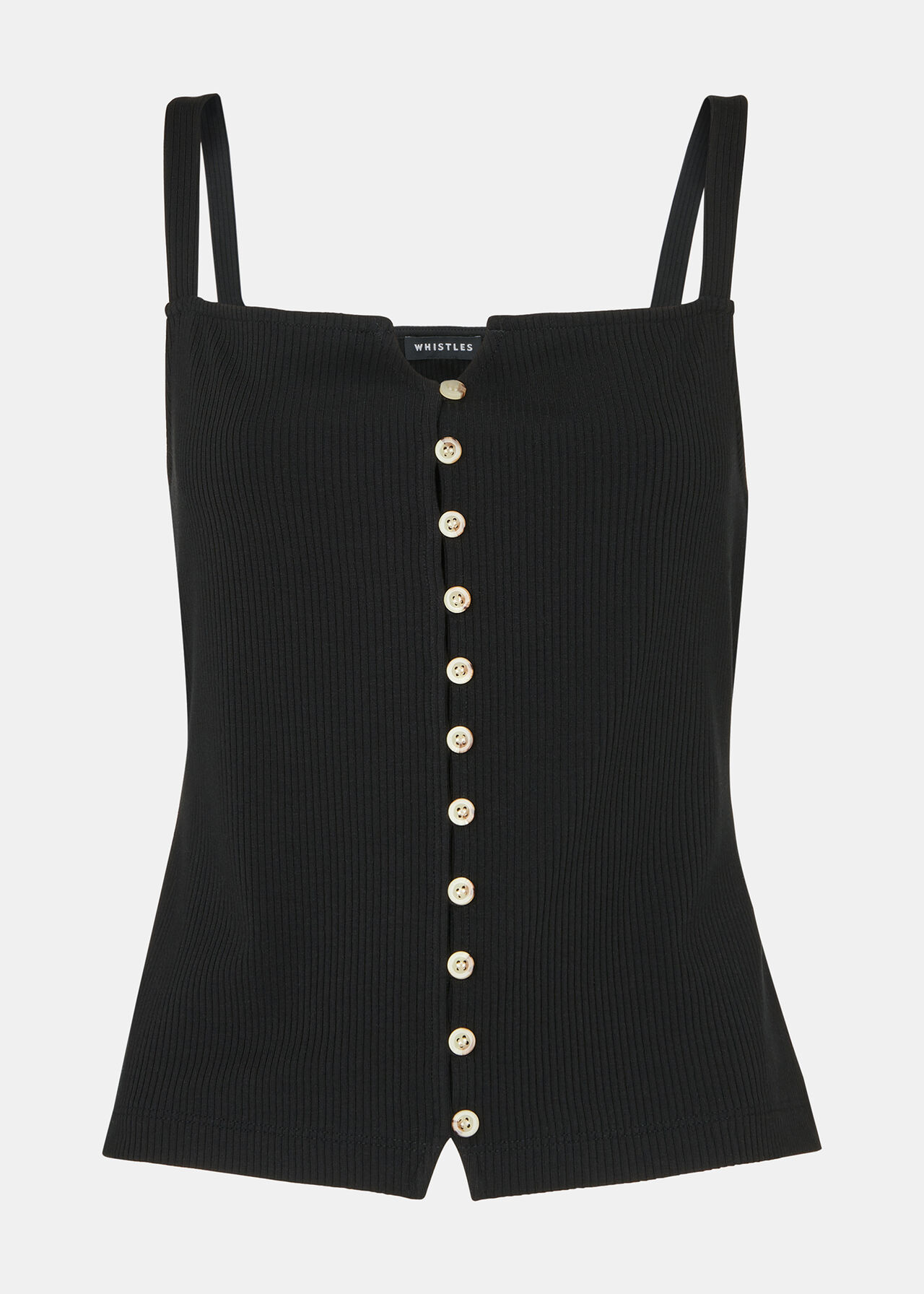 Strappy Button Through Vest