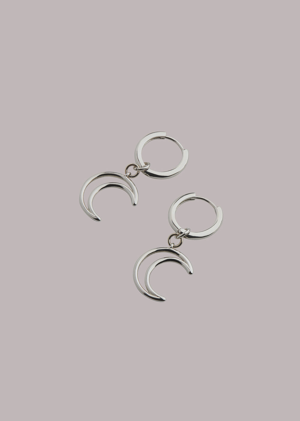 Moon Outline Hoop