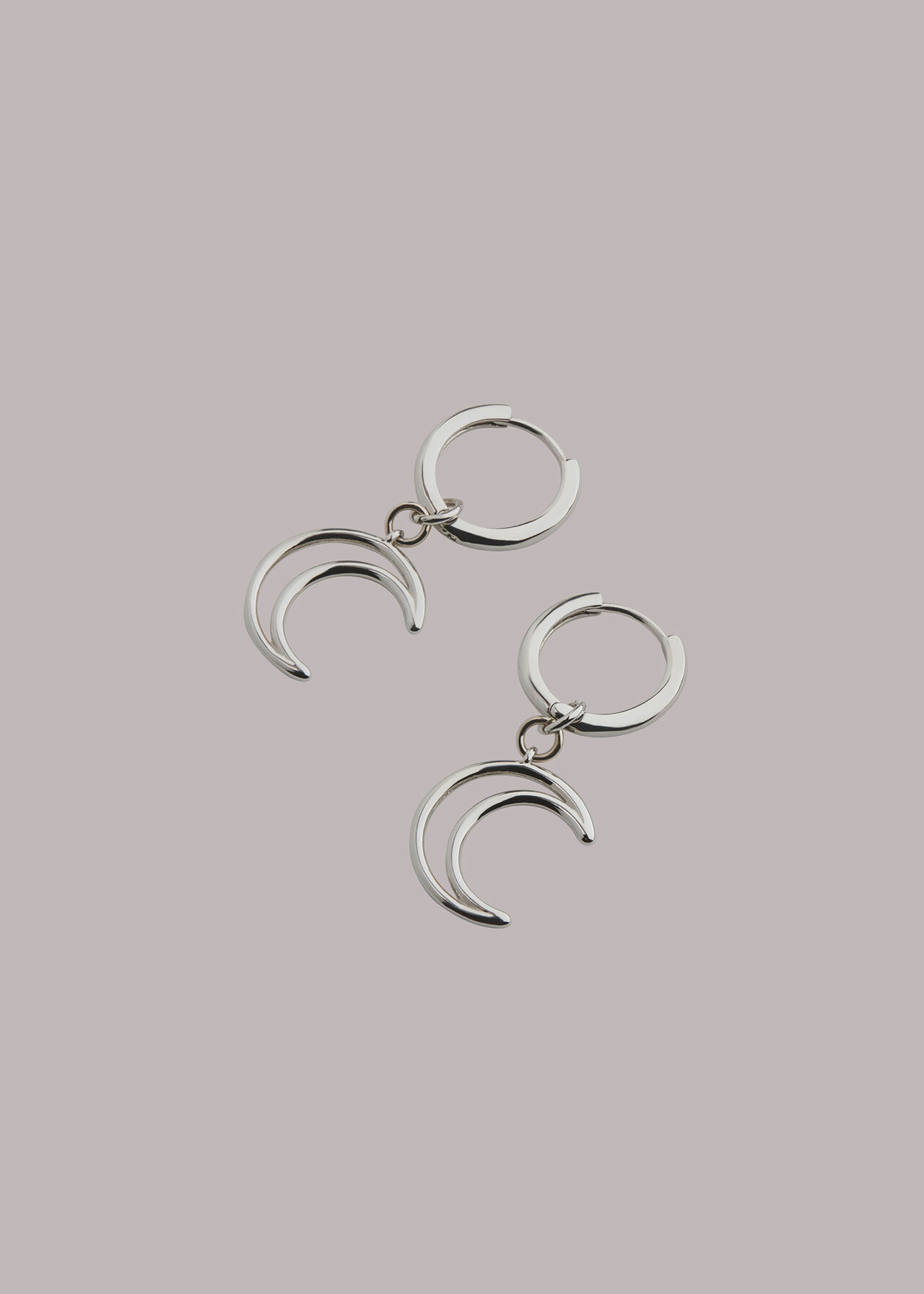 Moon Outline Hoop