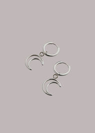 Moon Outline Hoop