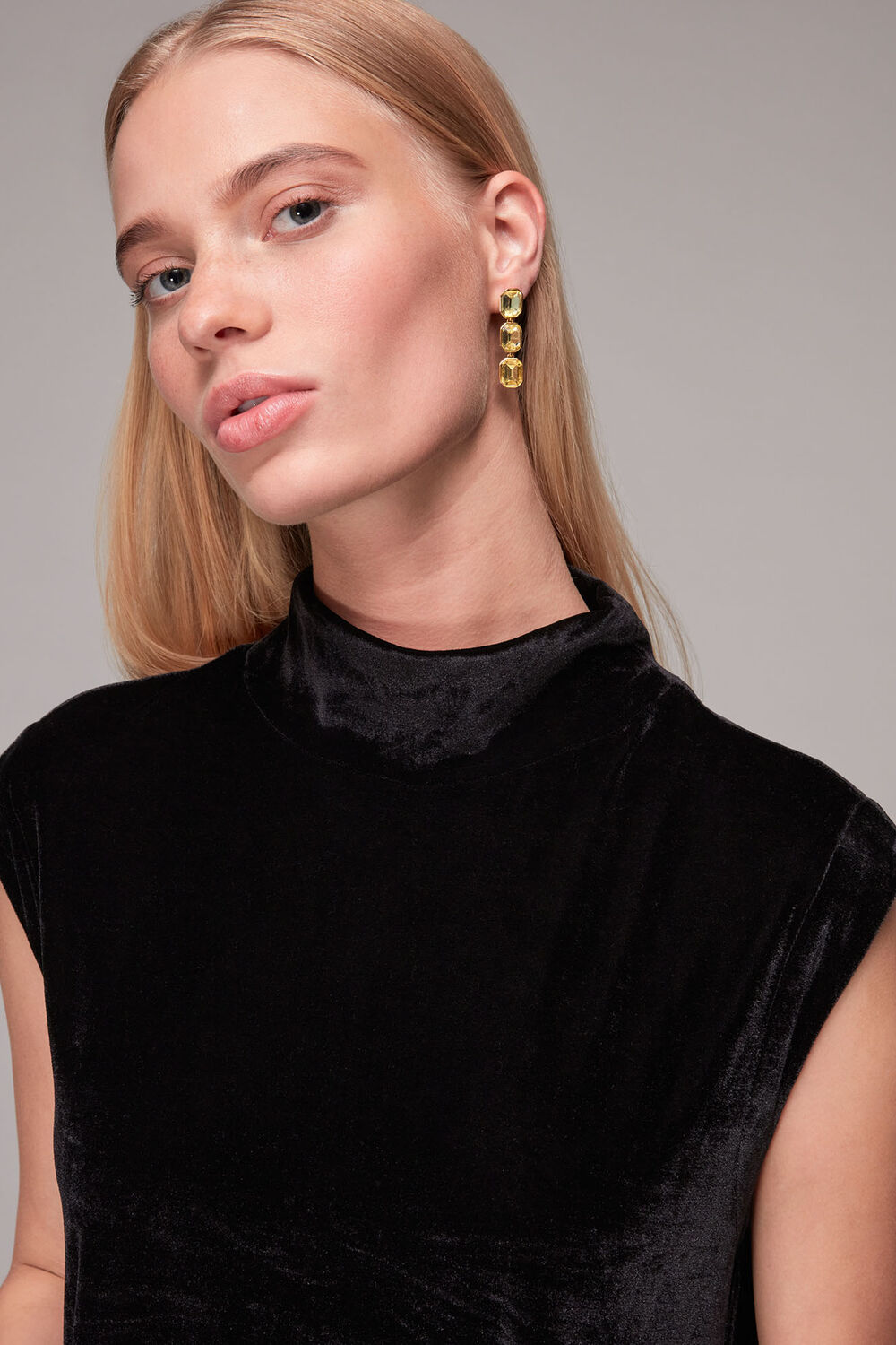 Statement Gem Earring