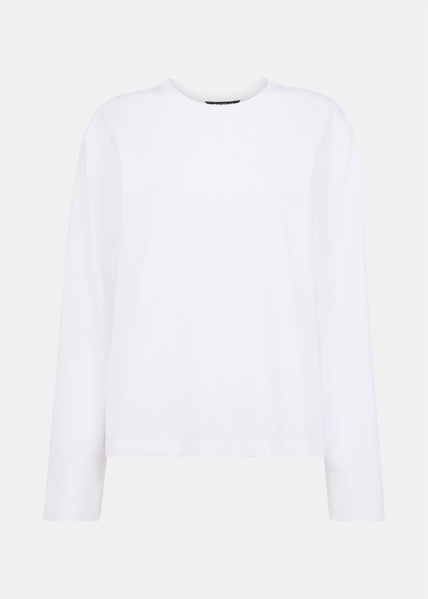 White Relaxed Long Sleeve Tee | WHISTLES | Whistles UK |