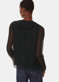 Ruffle Collar Detail Blouse