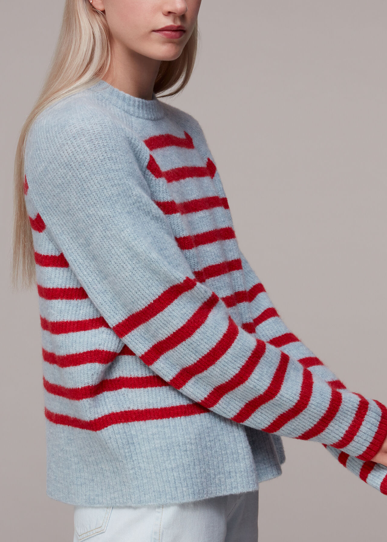 Eden Stripe Ribbed Jumper