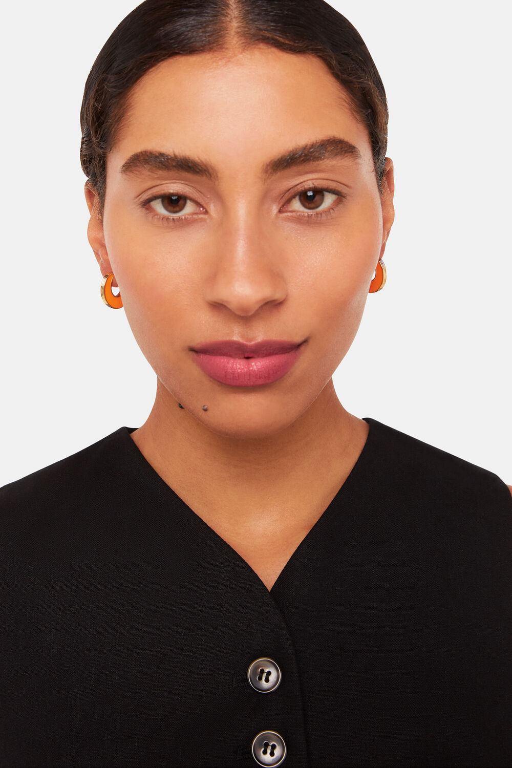 Double Enamel Earring