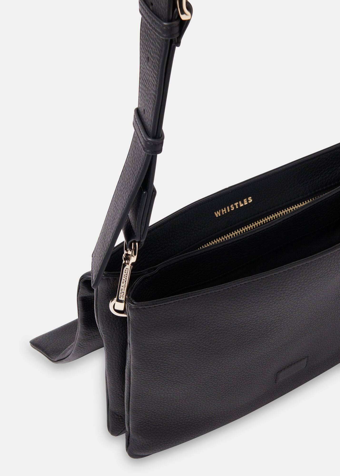 Black Teo Crossbody Bag