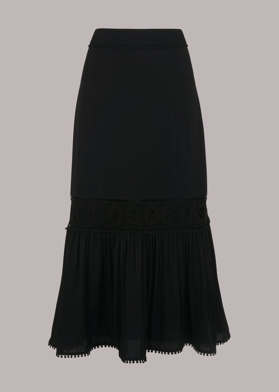 Ada Crochet Detail Skirt