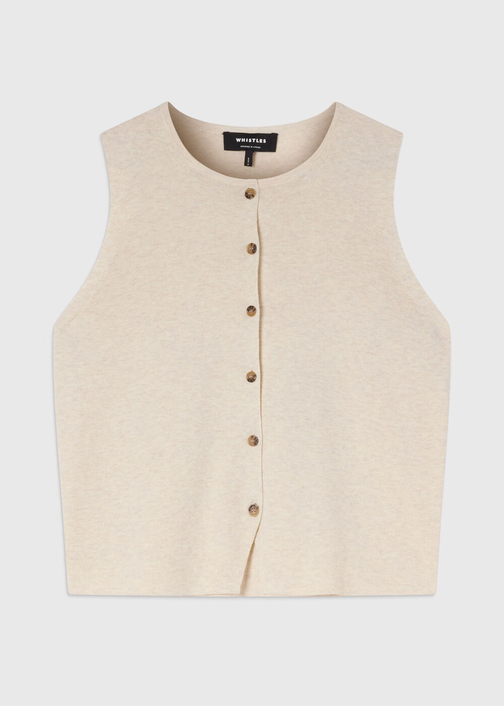 Lucy Button Front Knit Tank