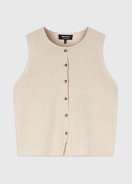 Lucy Button Front Knit Tank