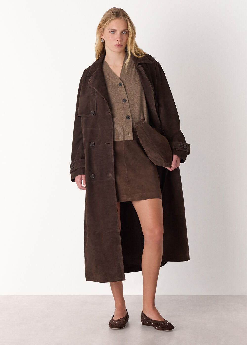 Cashmere Button Cardigan