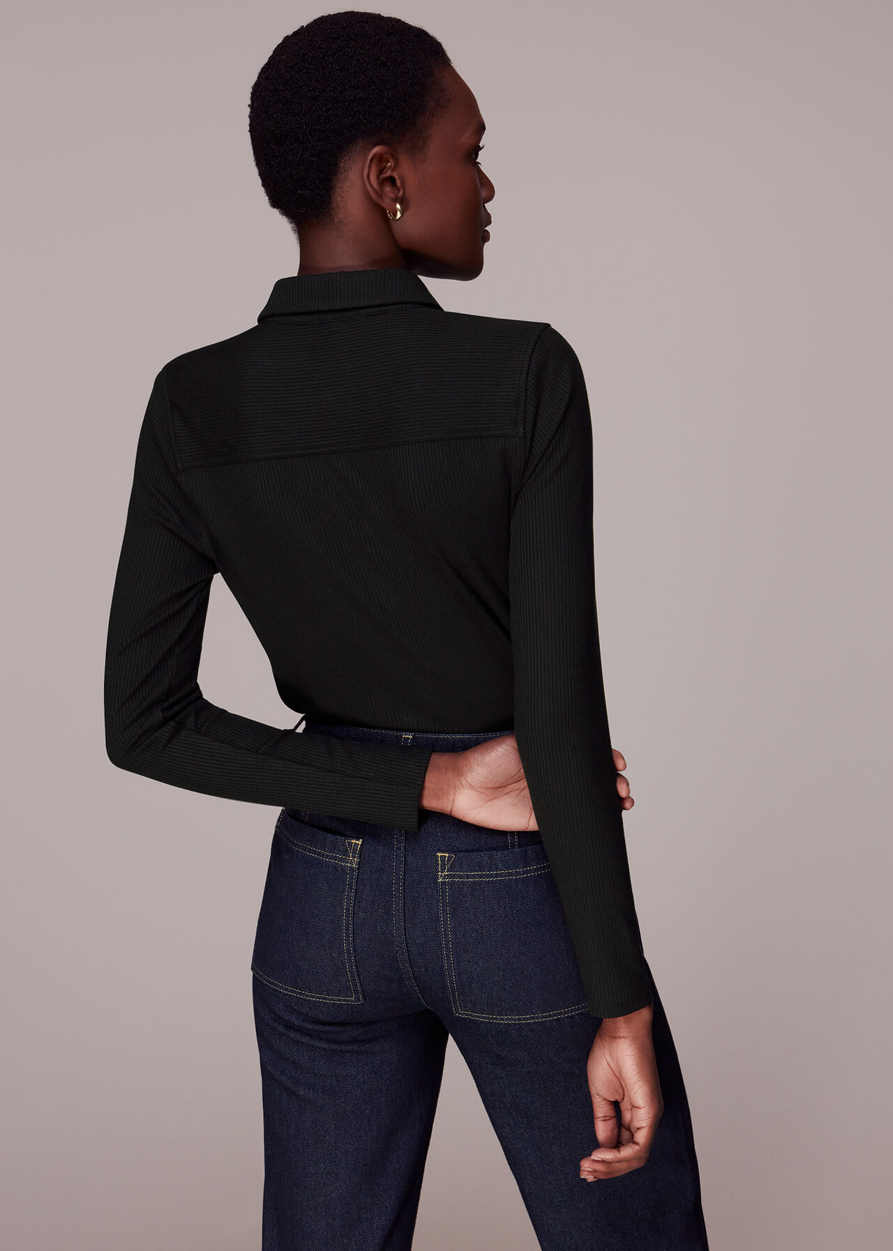 Ribbed Fitted Shirt