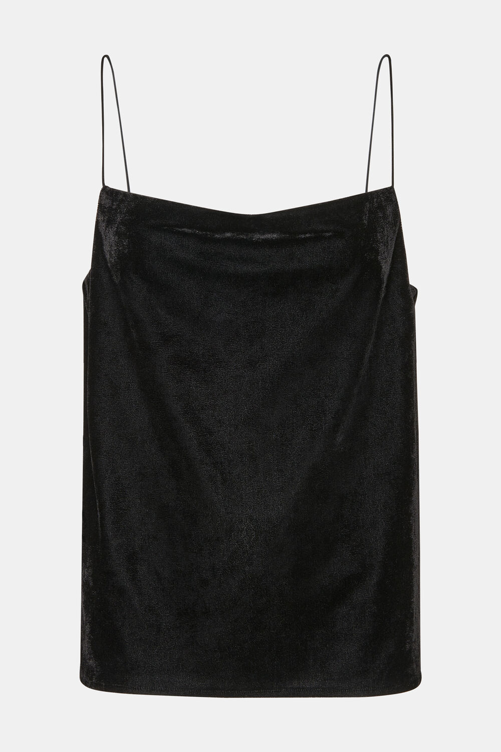 Velvet Cowl Neck Cami Top