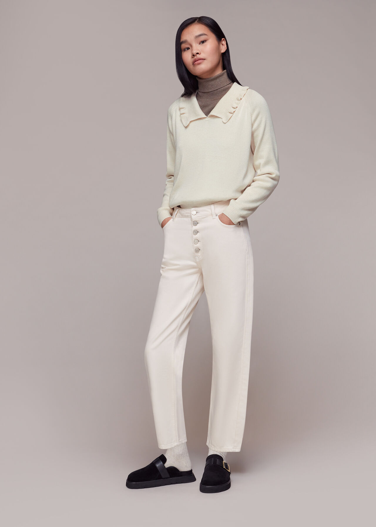 Frill Collar Sweater