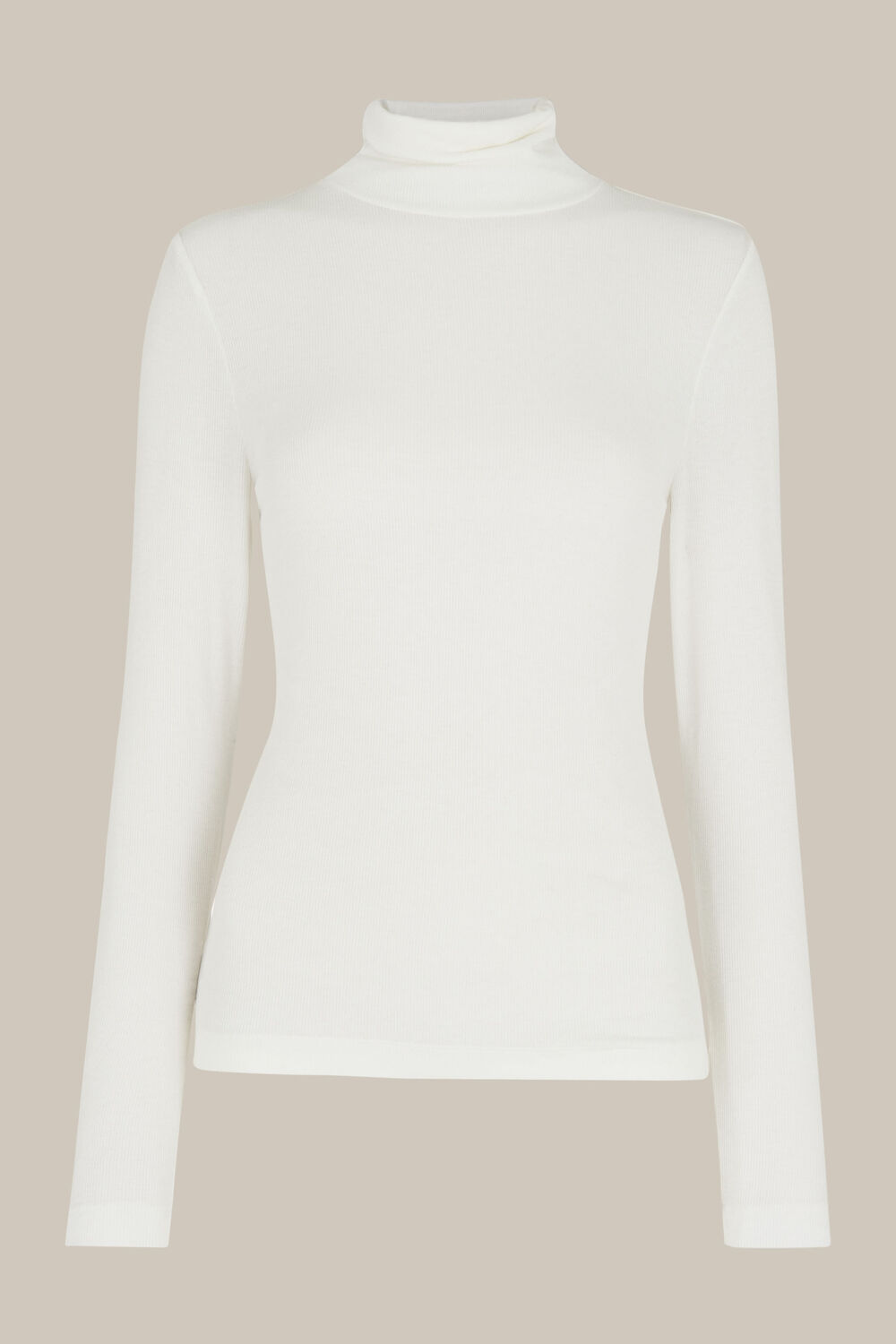 Essential Polo Neck Ivory