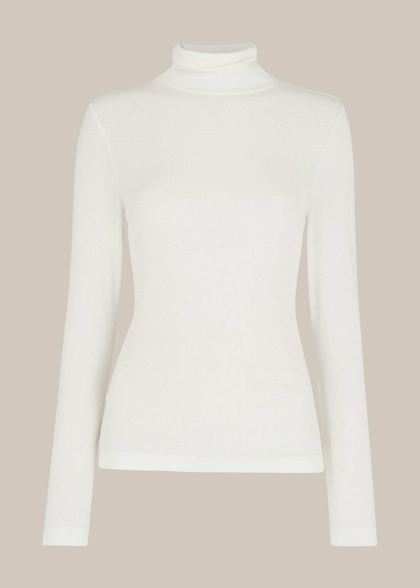 Ivory Essential Polo Neck | WHISTLES