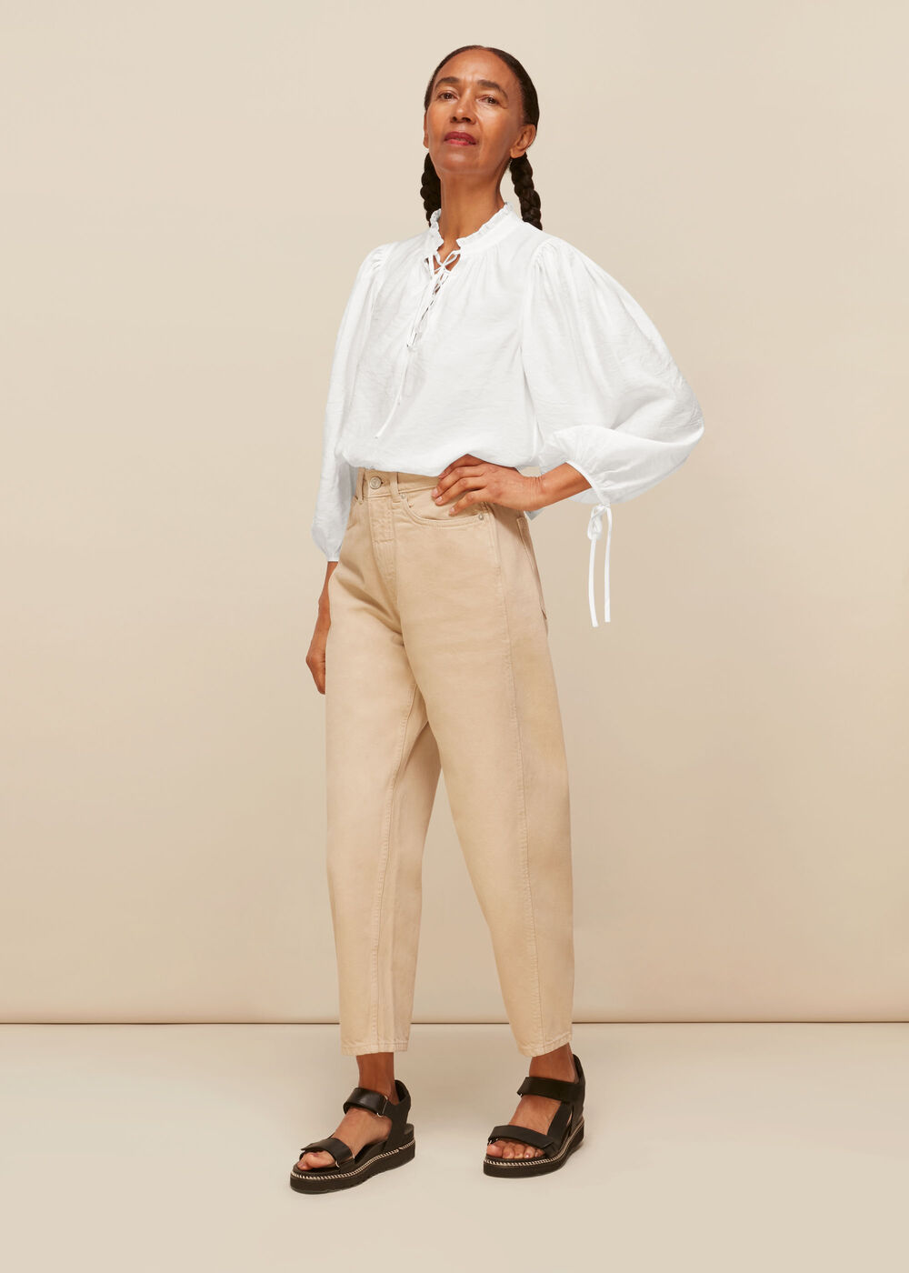 Tie Neck Detail Blouse