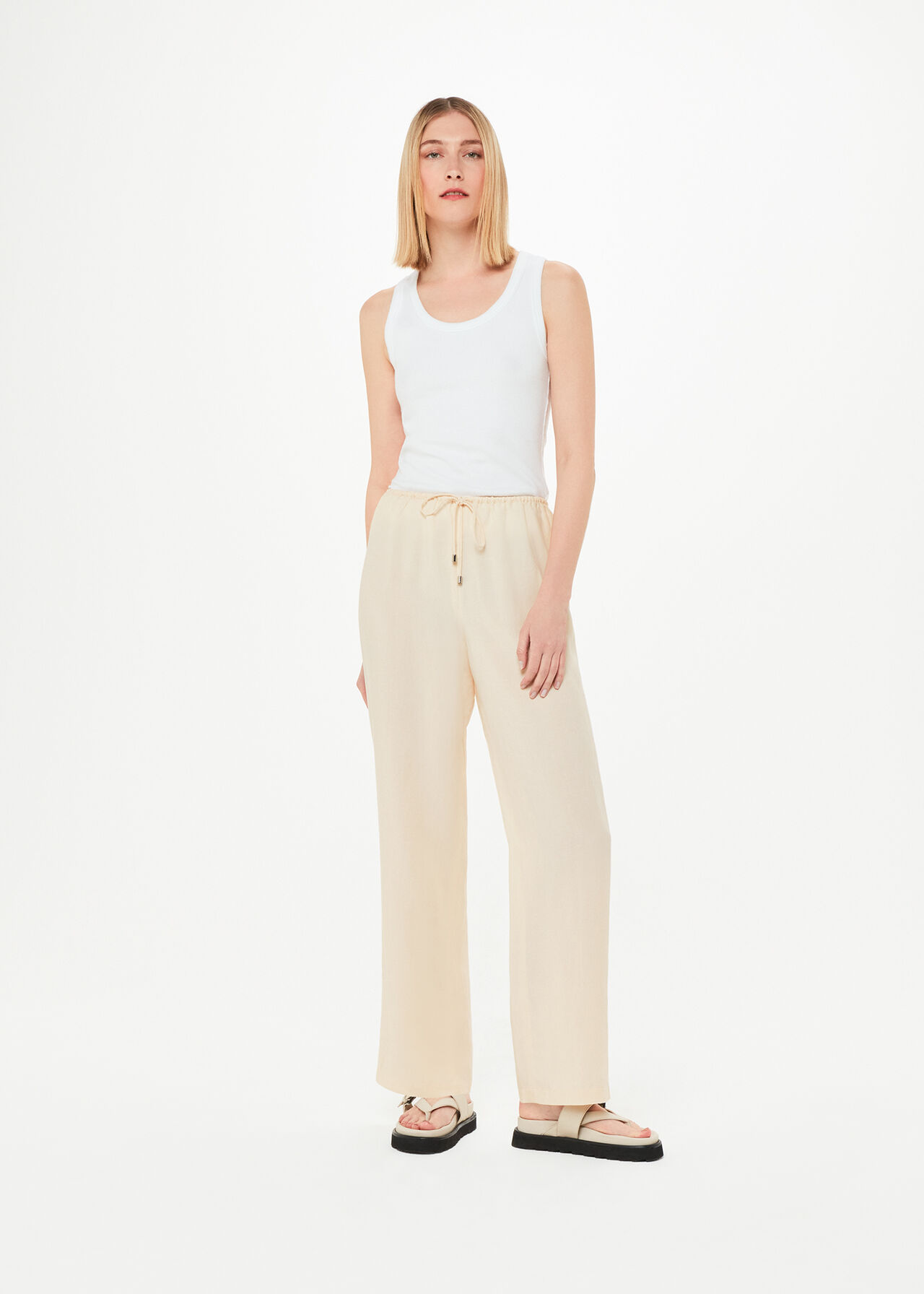 Anika Tie Front Trouser